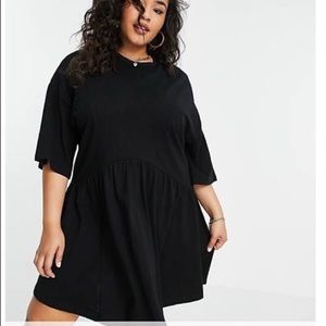 ASOS Curve Oversized Smock Skater Dress